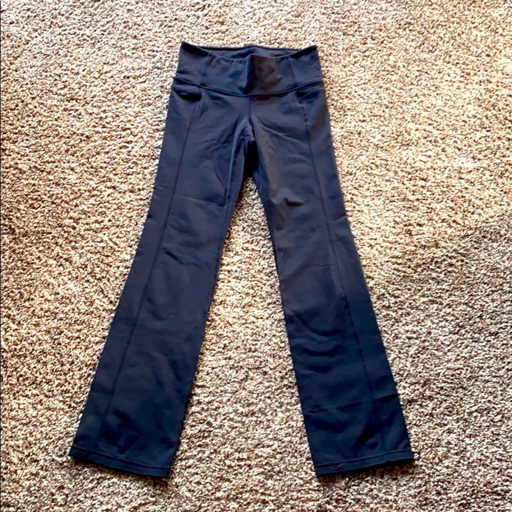 Athleta Black Yoga Pants Leggings Boot Leg Small